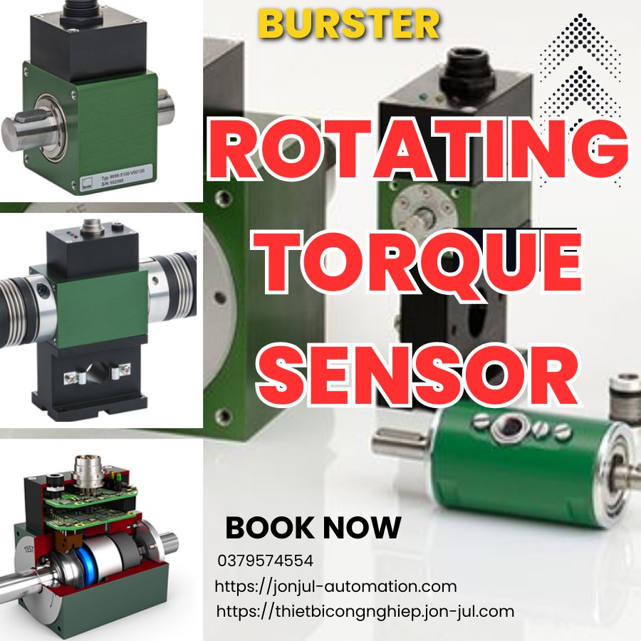 BURSTER Rotating Torque Sensor – Giải pháp đo mô-men xoắn chính xác cho ...